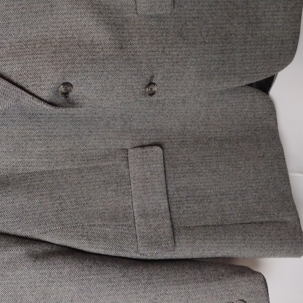 RoundTree & Yorke for Dillards 100% Worsted Wool Fully Lined Men’s Blazer - Picture 2 of 8